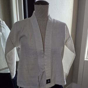 White Martial Arts Jacket Boys Size 0